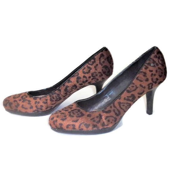 Etienne Aigner Classic Leopard Pumps Heels 7.5 - Picture 5 of 6